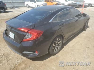 Trzecie zdjęcie samochodu z tyłu: 2016 HONDA CIVIC EX VIN:19XFC2F73GE050717 - miniatura
