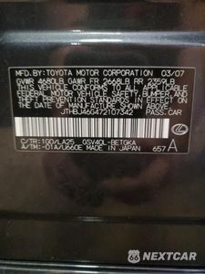 Zdjęcie 13 z 14 samochodu: 2007 LEXUS ES 350 VIN:JTHBJ46G472107342 - miniatura
