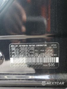 Zdjęcie 14 z 14 samochodu: 2020 MITSUBISHI ECLIPSE CROSS ES VIN:JA4AS3AAXLZ032584 - miniatura