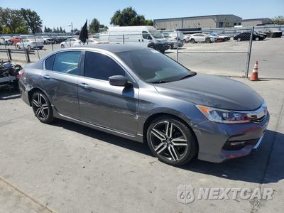 Czwarte zdjęcie samochodu z boku: 2016 HONDA ACCORD SPORT VIN:1HGCR2F5XGA066188 - miniatura