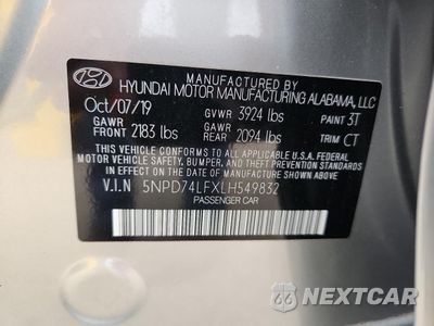 Zdjęcie 12 z 15 samochodu: 2020 HYUNDAI ELANTRA SE VIN:5NPD74LFXLH549832 - miniatura