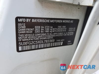 Zdjęcie 13 z 13 samochodu: 2013 BMW X6 XDRIVE35I VIN:5UXFG2C5XDL783369 - miniatura