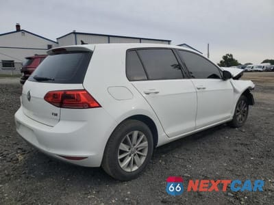 Trzecie zdjęcie samochodu z tyłu: 2017 VOLKSWAGEN GOLF S VIN:3VW217AU1HM017668 - miniatura
