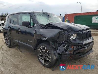 Czwarte zdjęcie samochodu z boku: 2021 JEEP RENEGADE SPORT VIN:ZACNJCAB1MPM30587 - miniatura