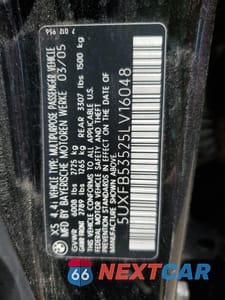 Zdjęcie 13 z 15 samochodu: 2005 BMW X5 4.4I VIN:5UXFB53525LV16048 - miniatura
