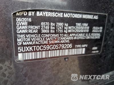 Zdjęcie 13 z 13 samochodu: 2016 BMW X5 XDR40E VIN:5UXKT0C59G0S79206 - miniatura