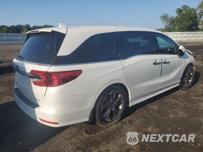 Trzecie zdjęcie samochodu z tyłu: 2022 HONDA ODYSSEY ELITE VIN:5FNRL6H91NB061323 - miniatura