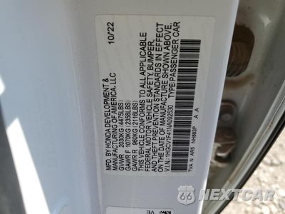 Zdjęcie 13 z 14 samochodu: 2022 HONDA ACCORD SPORT SE VIN:1HGCV1F41NA092530 - miniatura
