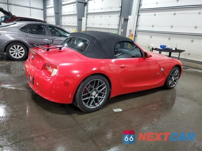 Trzecie zdjęcie samochodu z tyłu: 2007 BMW Z4 3.0SI VIN:4USBU53547LW92834 - miniatura