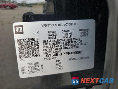 Zdjęcie 14 z 15 samochodu: 2023 CADILLAC ESCALADE PREMIUM LUXURY VIN:1GYS4BKLXPR450092 - miniatura