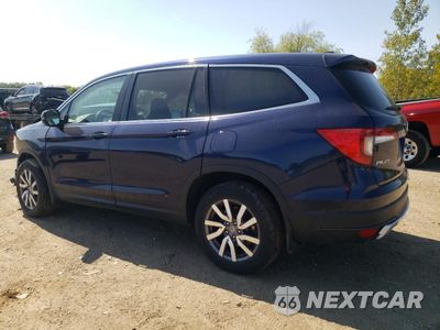 Drugie zdjęcie samochodu z przodu: 2021 HONDA PILOT EXL VIN:5FNYF6H53MB009710 - miniatura