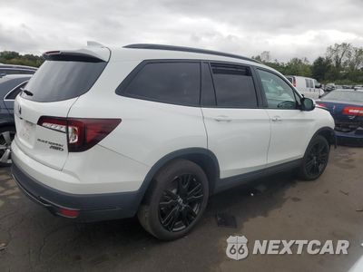 Trzecie zdjęcie samochodu z tyłu: 2022 HONDA PILOT BLACK VIN:5FNYF6H77NB057682 - miniatura