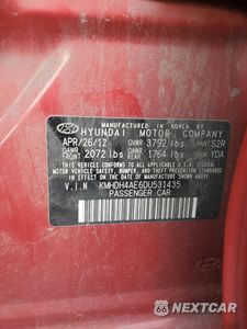 Zdjęcie 12 z 12 samochodu: 2013 HYUNDAI ELANTRA GLS VIN:KMHDH4AE6DU531435 - miniatura