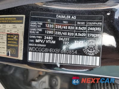 Zdjęcie 14 z 14 samochodu: 2011 MERCEDES-BENZ GLK 350 4MATIC VIN:WDCGG8HBXBF680854 - miniatura