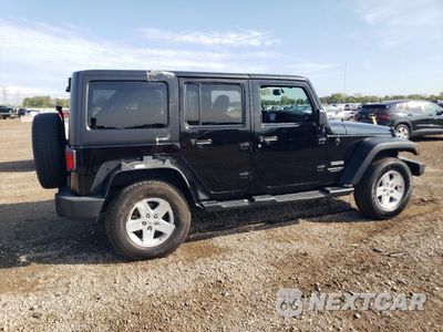 Trzecie zdjęcie samochodu z tyłu: 2018 JEEP WRANGLER UNLIMITED SPORT VIN:1C4BJWDG8JL912200 - miniatura