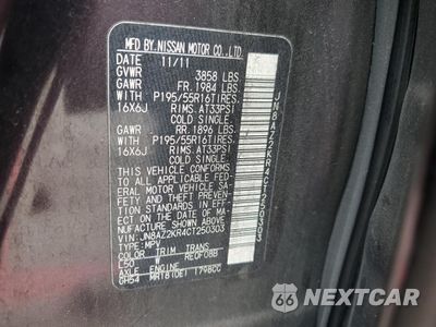 Zdjęcie 12 z 12 samochodu: 2012 NISSAN CUBE BASE VIN:JN8AZ2KR4CT250303 - miniatura
