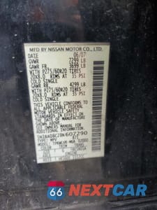 Zdjęcie 13 z 15 samochodu: 2008 NISSAN ARMADA SE VIN:5N1BA08C28N607290 - miniatura