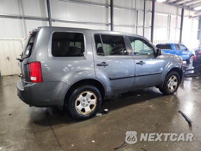 Trzecie zdjęcie samochodu z tyłu: 2012 HONDA PILOT LX VIN:5FNYF4H2XCB039506 - miniatura