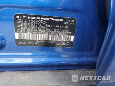 Zdjęcie 14 z 15 samochodu: 2019 MITSUBISHI OUTLANDER SPORT ES VIN:JA4AP3AU7KU006984 - miniatura