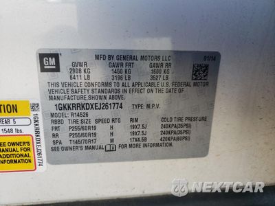 Zdjęcie 13 z 15 samochodu: 2014 GMC ACADIA SLT-1 VIN:1GKKRRKDXEJ261774 - miniatura