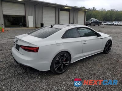 Trzecie zdjęcie samochodu z tyłu: 2022 AUDI S5 PREMIUM PLUS VIN:WAUP4AF57NA037525 - miniatura
