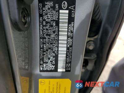 Zdjęcie 12 z 12 samochodu: 2003 LEXUS ES 300 VIN:JTHBF30G130135481 - miniatura