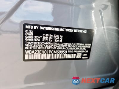 Zdjęcie 12 z 12 samochodu: 2023 BMW 740 I VIN:WBA23EH01PCM68858 - miniatura