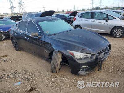 Czwarte zdjęcie samochodu z boku: 2018 INFINITI Q50 LUXE VIN:JN1EV7AR2JM435208 - miniatura