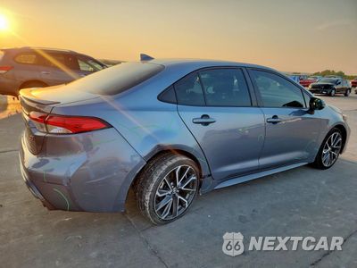 Trzecie zdjęcie samochodu z tyłu: 2021 TOYOTA COROLLA SE VIN:JTDS4MCE2MJ061927 - miniatura