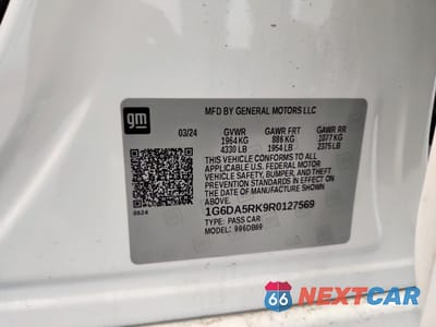 Zdjęcie 12 z 13 samochodu: 2024 CADILLAC CT4 LUXURY VIN:1G6DA5RK9R0127569 - miniatura