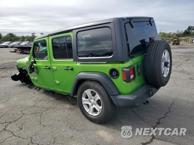 Drugie zdjęcie samochodu z przodu: 2018 JEEP WRANGLER UNLIMITED SPORT VIN:1C4HJXDG7JW240614 - miniatura