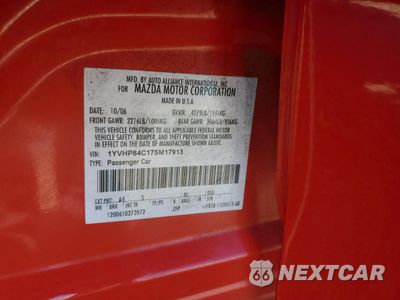 Zdjęcie 12 z 14 samochodu: 2007 MAZDA 6 I VIN:1YVHP84C175M17913 - miniatura