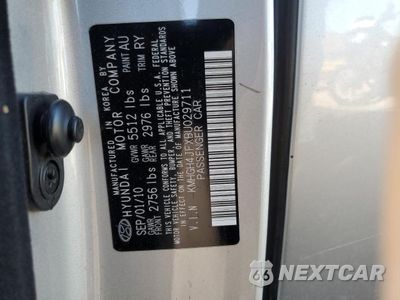 Zdjęcie 12 z 12 samochodu: 2011 HYUNDAI EQUUS SIGNATURE VIN:KMHGH4JFXBU029711 - miniatura