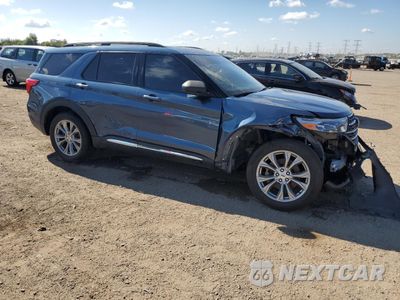 Czwarte zdjęcie samochodu z boku: 2020 FORD EXPLORER XLT VIN:1FMSK8DH3LGA36709 - miniatura