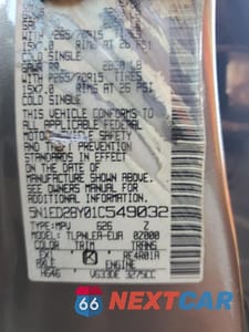 Zdjęcie 13 z 13 samochodu: 2001 NISSAN XTERRA XE VIN:5N1ED28Y01C549032 - miniatura