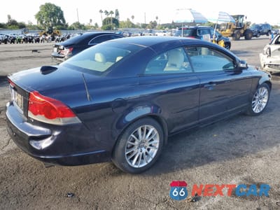 Trzecie zdjęcie samochodu z tyłu: 2008 VOLVO C70 T5 VIN:YV1MC67288J046937 - miniatura