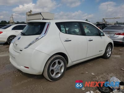 Trzecie zdjęcie samochodu z tyłu: 2013 NISSAN LEAF S VIN:1N4AZ0CP6DC403008 - miniatura