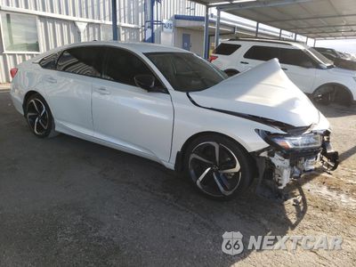 Czwarte zdjęcie samochodu z boku: 2022 HONDA ACCORD SPORT SE VIN:1HGCV1F43NA120313 - miniatura