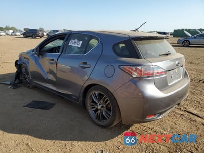 Drugie zdjęcie samochodu z przodu: 2012 LEXUS CT 200 VIN:JTHKD5BH1C2078971 - miniatura