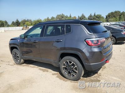 Drugie zdjęcie samochodu z przodu: 2020 JEEP COMPASS TRAILHAWK VIN:3C4NJDDBXLT163395 - miniatura