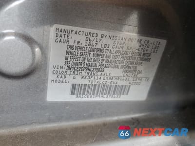 Zdjęcie 12 z 14 samochodu: 2017 NISSAN VERSA NOTE S VIN:3N1CE2CP9HL375633 - miniatura