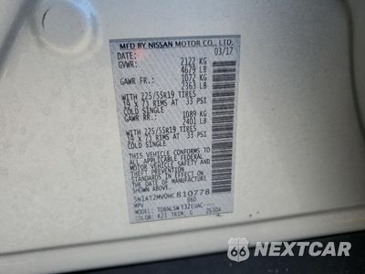 Zdjęcie 13 z 16 samochodu: 2017 NISSAN ROGUE SV VIN:5N1AT2MV0HC810778 - miniatura