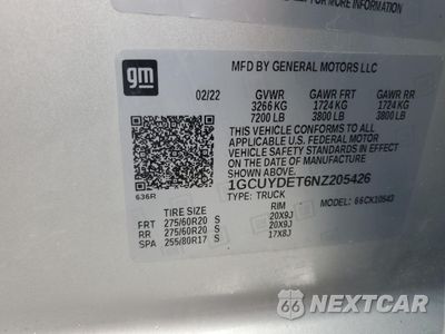 Zdjęcie 12 z 14 samochodu: 2022 CHEVROLET SILVERADO LTD K1500 LT VIN:1GCUYDET6NZ205426 - miniatura