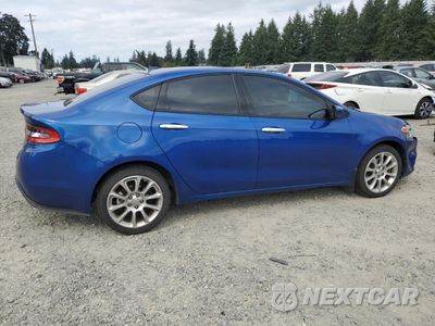 Trzecie zdjęcie samochodu z tyłu: 2013 DODGE DART LIMITED VIN:1C3CDFCH2DD317626 - miniatura