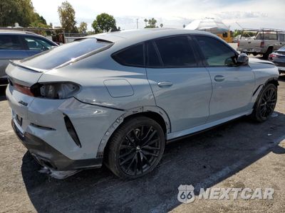 Trzecie zdjęcie samochodu z tyłu: 2025 BMW X6 M60I VIN:5UX43EX09S9W39616 - miniatura
