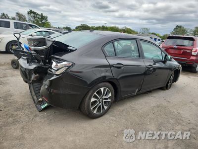 Trzecie zdjęcie samochodu z tyłu: 2013 HONDA CIVIC EXL VIN:19XFB2F94DE228540 - miniatura