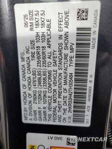 Zdjęcie 12 z 15 samochodu: 2026 HONDA CR-V EX VIN:2HKRS3H42TH305484 - miniatura