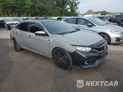 Czwarte zdjęcie samochodu z boku: 2018 HONDA CIVIC EX VIN:SHHFK7H50JU225615 - miniatura