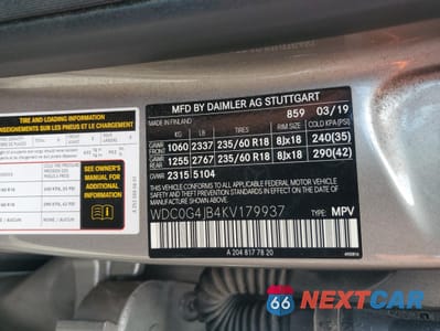 Zdjęcie 13 z 13 samochodu: 2019 MERCEDES-BENZ GLC 300 VIN:WDC0G4JB4KV179937 - miniatura