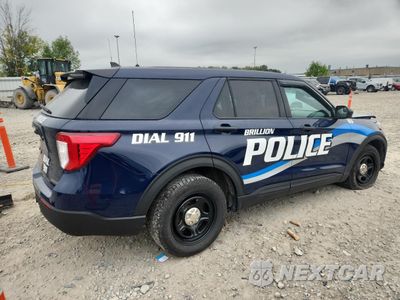 Trzecie zdjęcie samochodu z tyłu: 2023 FORD EXPLORER POLICE INTERCEPTOR VIN:1FM5K8AB7PGB03749 - miniatura